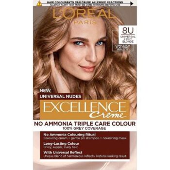 L'Oreal Paris Excellence Universal Nudes Light Blonde 8U Hair Dye