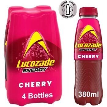 Lucozade Energy Cherry (4 x 380ml)