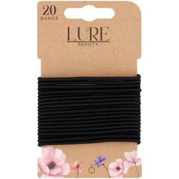 Lure Beauty 20 Thin Snagfree Bands Black