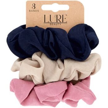 Lure Beauty 3 Bands Satin Scrunchies