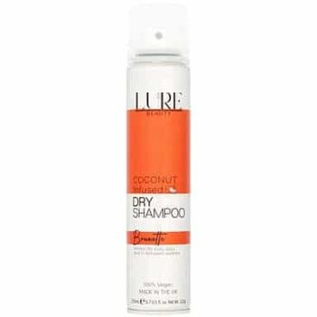Lure Beauty Coconut Infused Dry Shampoo Brunette (200ml)
