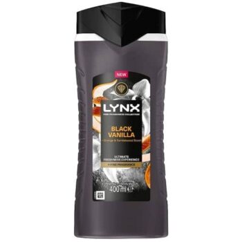 Lynx Fine Fragrance Black Vanilla Body Wash (400ml)