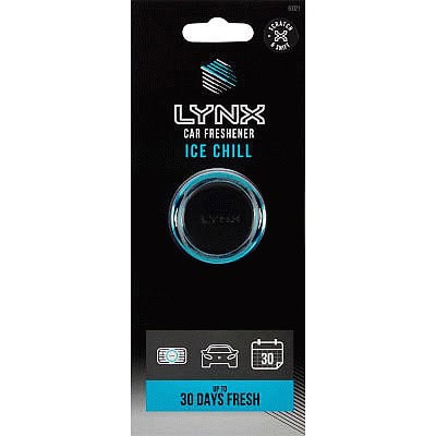 Lynx Mini Vent Car Freshener Ice Chill