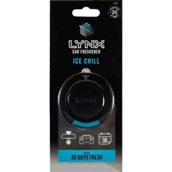 Lynx Scented Disc Car Freshener Ice Chill