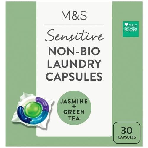 M&S Sensitive 5 in 1 Non-Bio Laundry Capsules