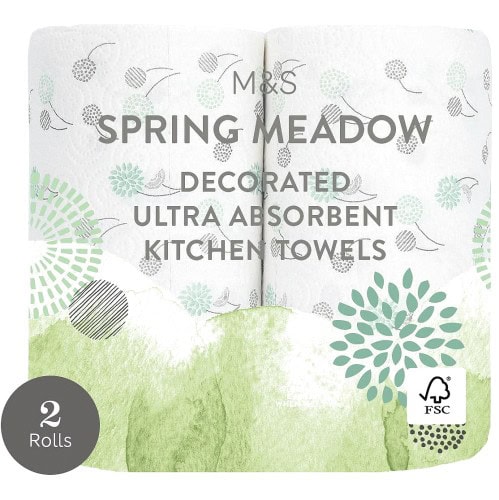 M&S Spring Meadow Ultra Absorbent Kitchen Towels