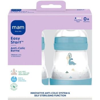 MAM Easy Start Anti-Colic Bottle 0+ Months (2 x 160ml)