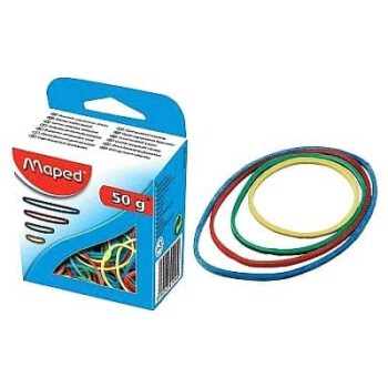 Maped Assorted Rubber Bands each (50g)