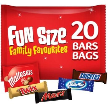 Mars Funsize Milk Chocolate Bars 20 Packs (358g)