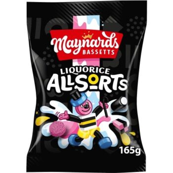 Maynards Liquorice Allsorts Sweets Bag (165g)