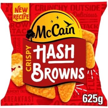 McCain Frozen Potato Hash Browns (625g)