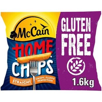 McCain Gluten Free Home Chips Straight (1.6kg)