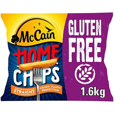 McCain Gluten Free Home Chips Straight (1.6kg)