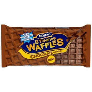 McVitie's Chocolate Flavour Toasting Waffles (8 x 28g, 222g)