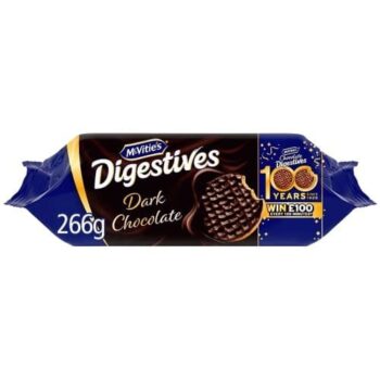 McVitie's Digestives Dark Chocolate Biscuits (266g)