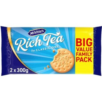 McVitie's Rich Tea Classic Biscuits Twin Pack (2 x 300g)