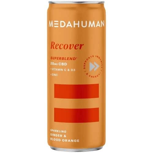 Medahuman CBD Recover Sparkling Ginger & Orange (20mg, 250ml)