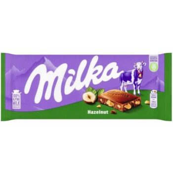 Milka Hazelnut Chocolate Bar (100g)