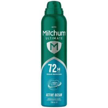 Mitchum 72hr Active Ocean Anti Perspirant (250ml)