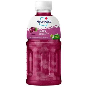 Mogu Mogu Grape Flavoured Drink with Nata de Coco (320ml)
