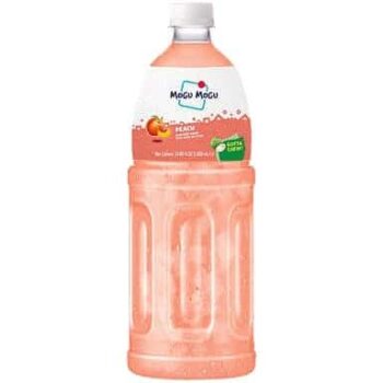Mogu Mogu Peach Flavored Drink with Nata De Coco 1 (000ml)