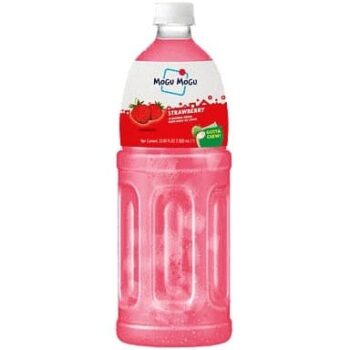 Mogu Mogu Strawberry Flavored Drink with Nata De Coco 1 (000ml)