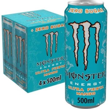 Monster Ultra Fiesta Mango Energy Drink 4x500 (4 x 500ml)