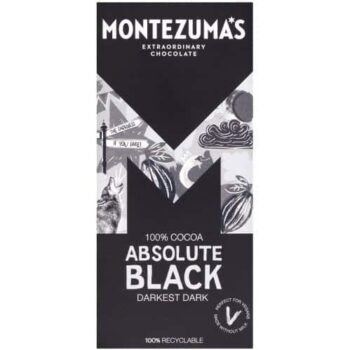 Montezuma's Absolute Black Dark Chocolate Cocoa Bar (90g)