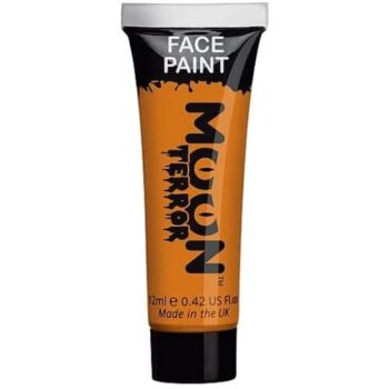 Moon Terror Halloween Face Paint Pumpkin Orange