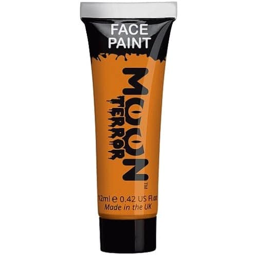 Moon Terror Halloween Face Paint Pumpkin Orange