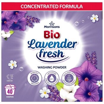 Morrisons Bio Lavender Laundry Powder 40 Washes