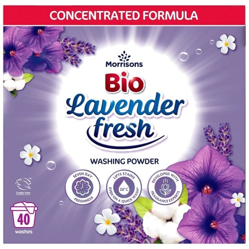 Morrisons Bio Lavender Laundry Powder 40 Washes