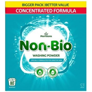Morrisons Non Bio Laundry Powder 80 Washes