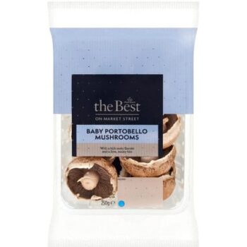 Morrisons The Best On Market Street Baby Portobello Mushrooms (250g)