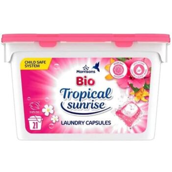 Morrisons Tropical Sunrise Laundry Capsules (21)