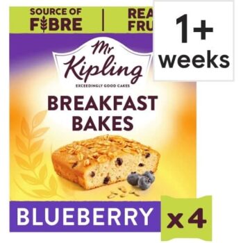 Mr Kipling Blueberry Breakfast Bakes Snack Cakes (4)