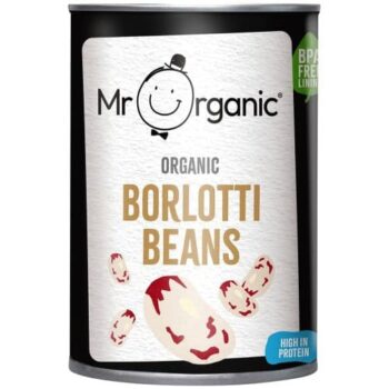 Mr Organic Borlotti Beans (400g)