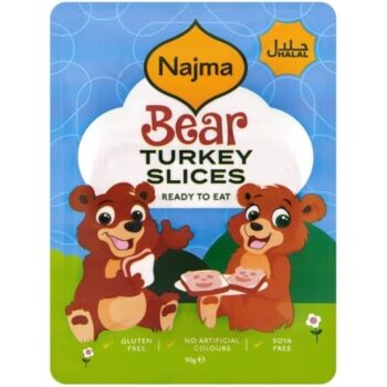 Najma Bear 6 Turkey Sausage Slices (6 x 90g)