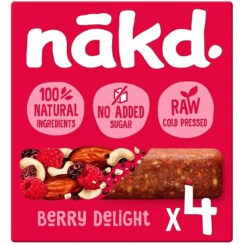 Nakd Berry Delight Fruit & Nut Bars (4 x 35g)