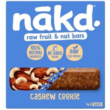 Nakd Cashew Cookie Fruit & Nut Bars (4 x 35g)