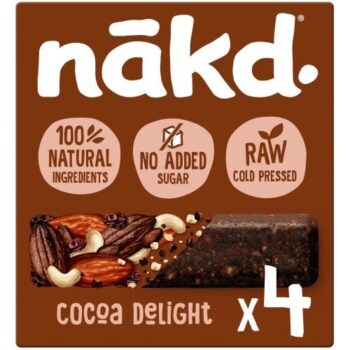 Nakd Cocoa Delight Bars (4 x 35g)