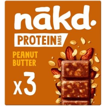 Nakd Protein Peanut Butter Bars Multipack (3 x 45g)