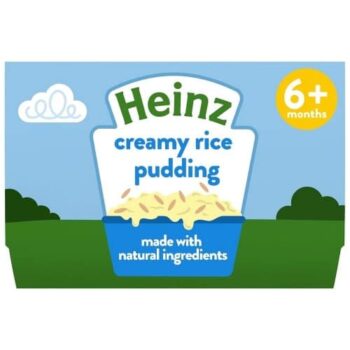 Nature Rice Pudding Pots 4 mths+ Multipack Baby Food Heinz (4 x 100g)