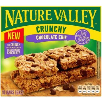 Nature Valley Crunchy Chocolate Chip Cereal Bars (5 x 42g)