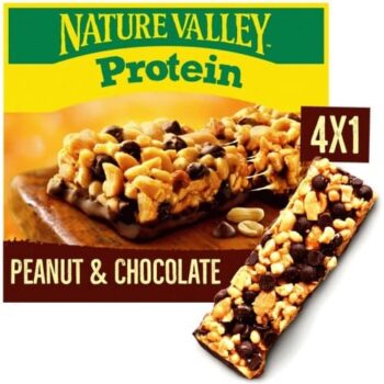 Nature Valley Protein Peanut & Chocolate Cereal Bars (4 x 40g)