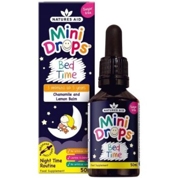 Natures Aid Mini Drops Bed Time (Chamomile & Lemon Balm) (50ml)