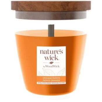 Natures Wick Orange Papaya Candle