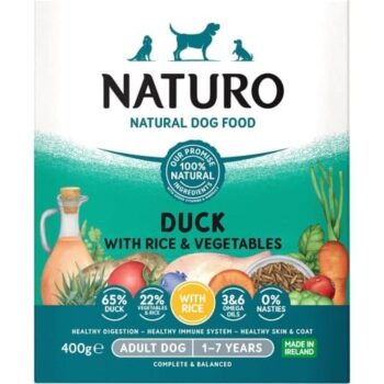 Naturo Adult Dog Duck & Rice with Vegetables Natural Pet Food