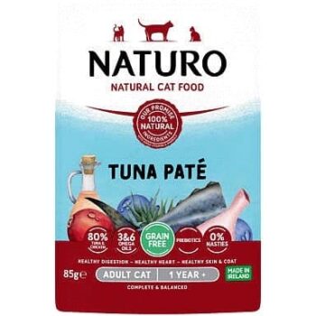Naturo Natural Cat Food Tuna Pate Adult Cat 1 Year + (85g)