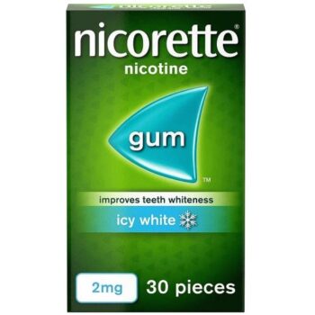 Nicorette Icy White Gum Pieces (30 x 2mg)